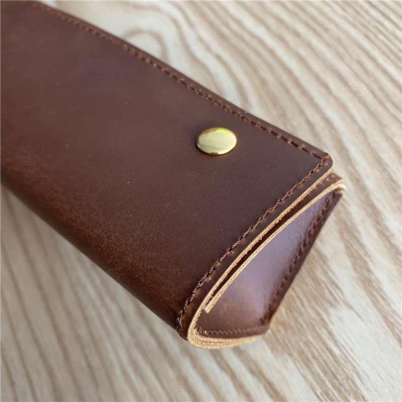 革ペンケース 高級手作り革製ペンケース