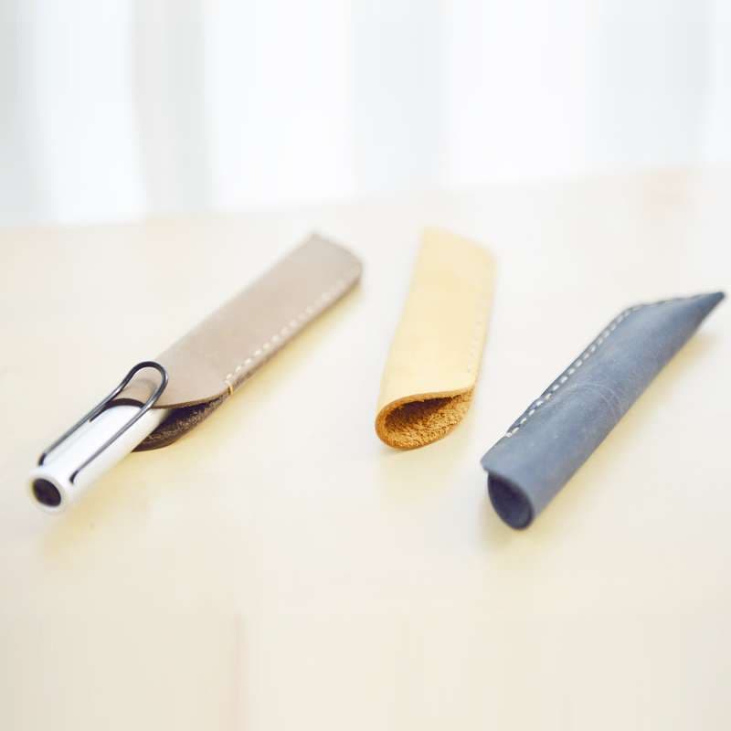 革ペンケース 手作り職人の逸品ペンケース
