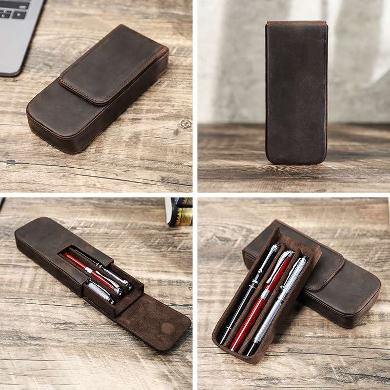 革ペンケース 職人の手作り革製ペンケース