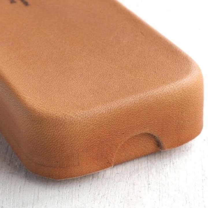 革ペンケース 木目調アンティーク風ペンケース