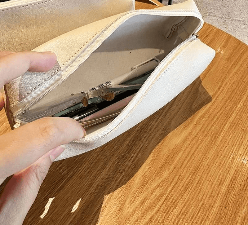 革ペンケース シンプル革製ペンケース