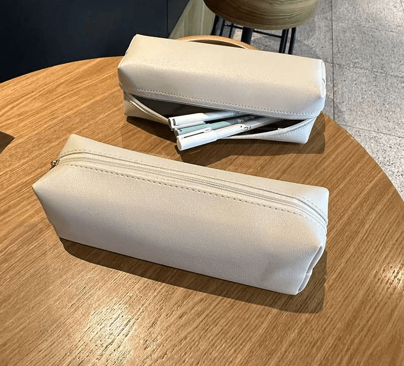革ペンケース シンプル革製ペンケース