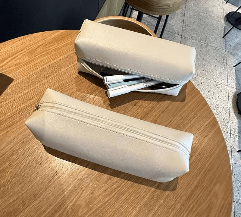 革ペンケース シンプル革製ペンケース